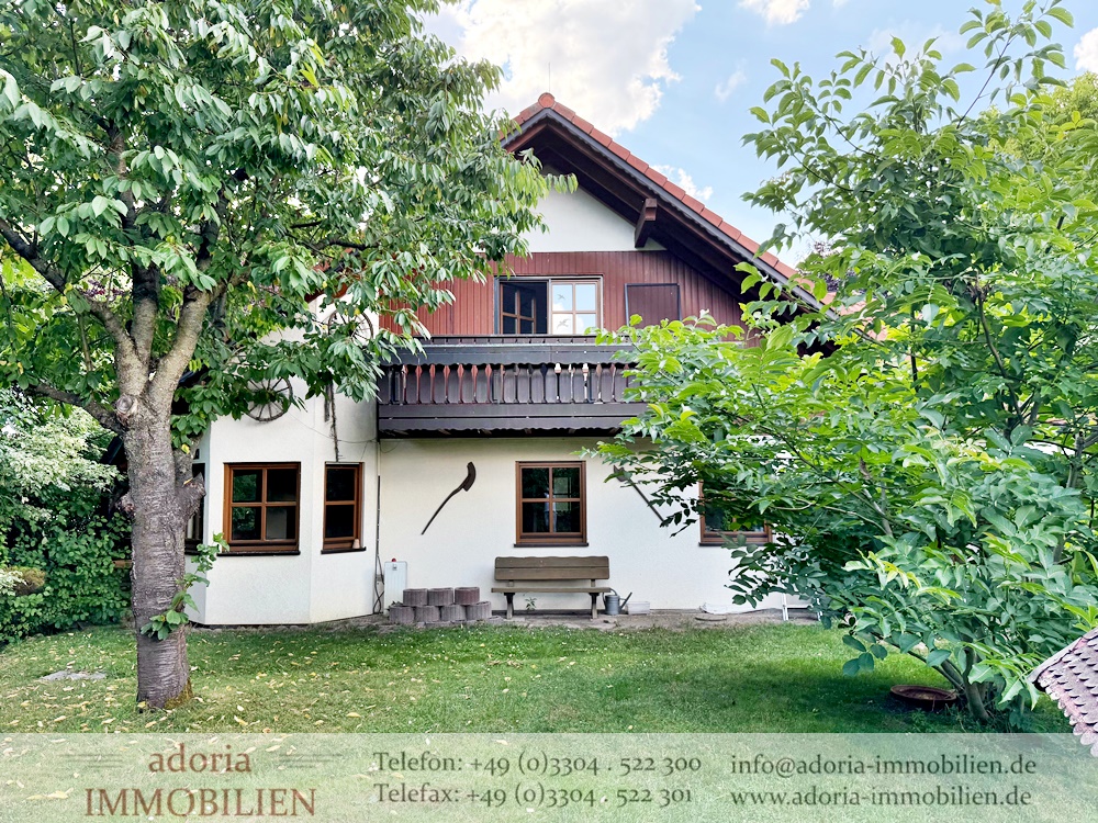 Hausansicht Garten